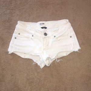 FINAL DROP B4 DONATED Garage white jean shorts